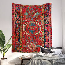 Antique Persian Rug Pattern Wall