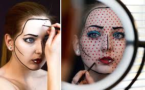 self taught makeup artist turns herself