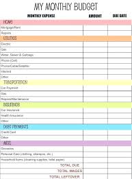 Home Expense Tracker Excel Template Free Spreadsheet Personal