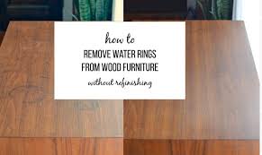 How To Get Stains Out Of Wood