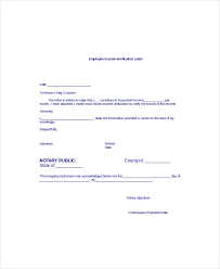 Employment Verification Letter Sample Templates In Word