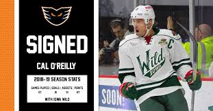 Phantoms Sign Cal Oreilly To Two Year Deal Lehigh Valley