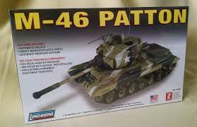 M 46 Patton Tank Lindberg Plastic Model Kit 76002 1 35 New