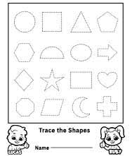 These free printable shapes worksheets are so versatile — you can even use them to practice small motor cutting skills using safe scissors. Free Printable Worksheets For Kids Colors And Shapes