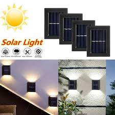 solar wall light outdoor garden home