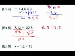 Solving Equations With Rational Numbers