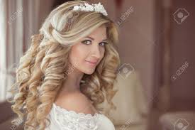 Because it is very cute, useful and low maintenance. Healthy Hair Beautiful Smiling Girl Bride With Long Blonde Curly Stock Photo Picture And Royalty Free Image Image 44335641