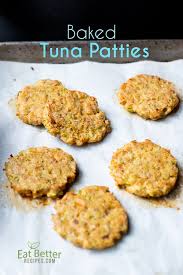 baked tuna patties low carb healthy