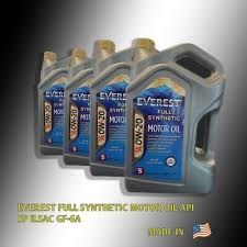 everest motor oil full synthetic sae
