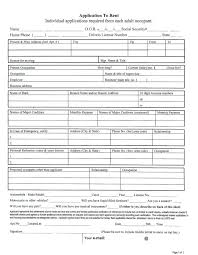 Commercial Rental Application Form Office Archives Free Template