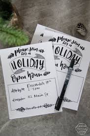 Hosting A Holiday Open House Modern Handlettered