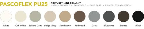 Sealant Colour Charts Pasco Construction Solutions