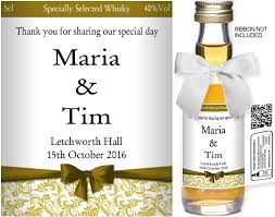 Personalised Alcohol Miniatures