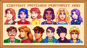 Another content patcher portrait mod! : rStardewValley