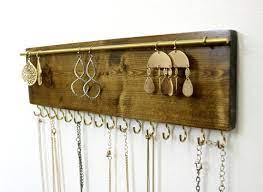 jewelry organizer necklace holder wall