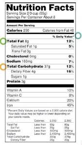 nutrition facts herbalife