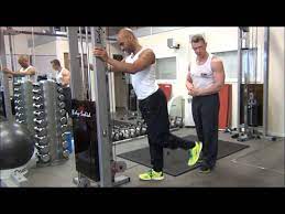 standing cable leg curls you