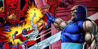 Darkseid vs galactus comic
