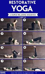 restorative yoga sequence to relax the