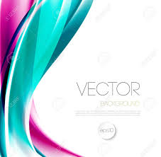 Vector Abstract Wave Template Background Brochure Design