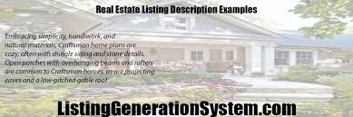 Best Real Estate Listing Description Examples Listgensys Com