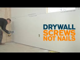 use s instead of nails for drywall