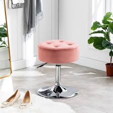 duhome modern velvet vanity stool