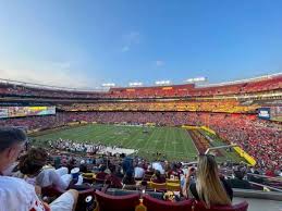 fedex field section 340 home of