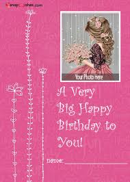 free birthday card image for her with