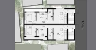 30x50 Twin Bungalow House Design Plan