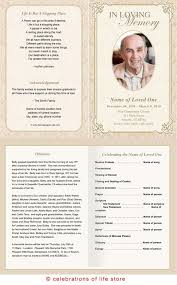 Alexandria Printable Funeral Program Template Dad Pinterest Obituary