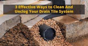 Clean And Unclog Your Drain Tile System