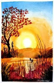Sunset Painting How To Paint