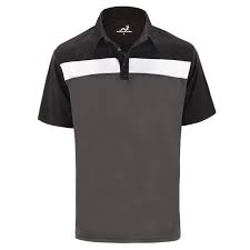 Woodworm Golf Shirt Tour Panel Polo Mens Grey