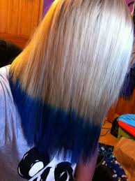 Tish & snooky's manic panic is the original fantasy hair color and cosmetics lifestyle brand. Dip Dyed My Hair With Raw True Blue Demi Permanent Dye I Love It 3 Dye My Hair Ginger Hair Hair