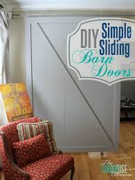 how to build a sliding barn door the