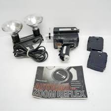 Bell Howell Autoload 315 Zoom Reflex 8mm Movie Camera With Light Bar Milton Wares