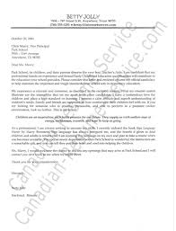     Sample Elementary Principal Cover Letter Sample    