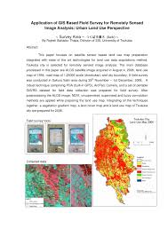 A survey s legend is typically presented on the right hand side of the survey or along the bottom of the document. Pdf Application Of Gis Based Field Survey For Remotely Sensed Image Analysis Urban Land Use Perspective