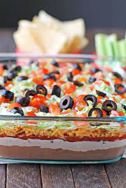 7 Layer Dip With Taco Seasoning gambar png