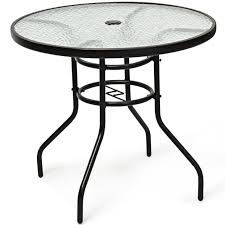 Round Coffee Table With Umbrella Hole