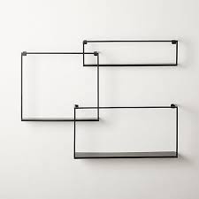 Floating Wall Shelves With Storage Cb2