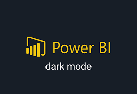 enable microsoft power bi dark mode