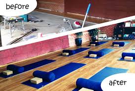 yoga studio on a small budget