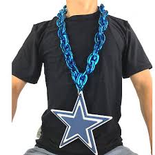 nfl dallas cowboys blue fan chain