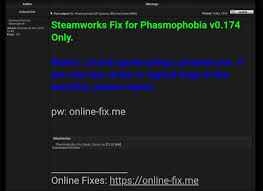 If your vr crashes when loading into the game, try this fix. Phasmophobia V0 174 Steamworks Fix By 0xdeadc0de Crackwatch