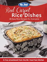 If you're searching for everyday quick and easy recipes, or for fancy recipes for entertaining, you'll find them here! Red Carpet Rice Dishes Free Ecookbook Recipes Mr Food Recipes Rice Dishes