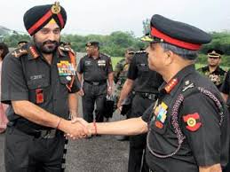 indian army chief visits western