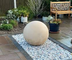Large Ball Sphere Stone Garden
