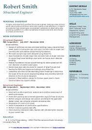 Your engineering resume must prove your worth without a single microcrack. Structural Engineer Resume Samples Qwikresume